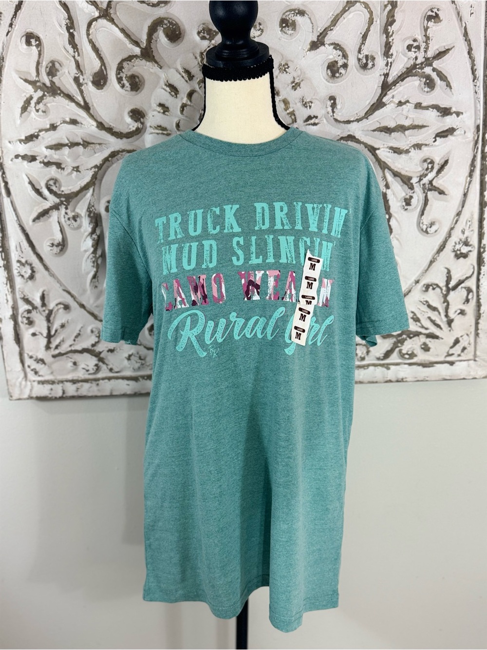 Rural King Women's Teal 'Rural Girl' Graphic Tee - Short Sleeve